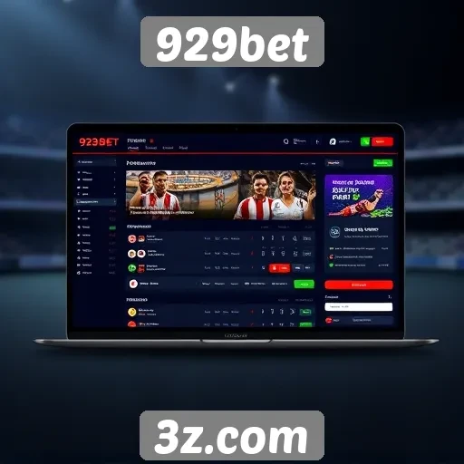 Interface do usuário do 929bet é intuitiva e acessível